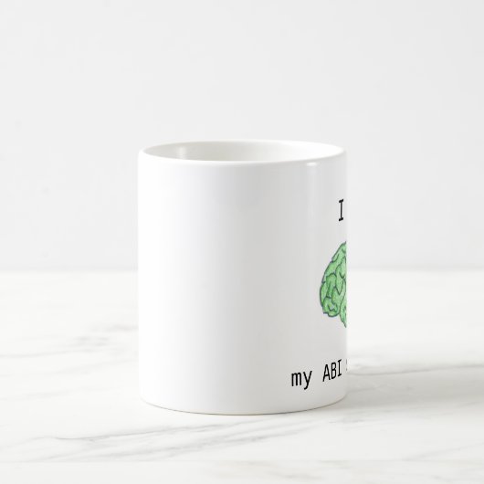 "Ich [Herz] Tasse meines ABI Überlebenden" (Mittel)