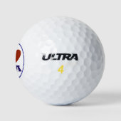 Ich "Herz" USA Golfball (Logo)