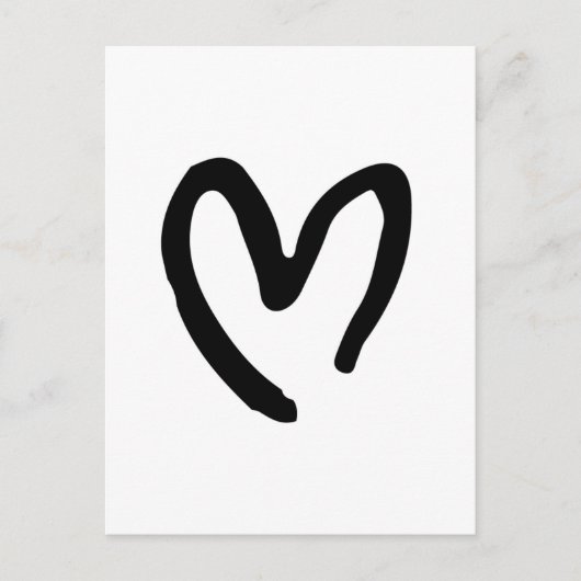 Ich Herzen dich Postkarte (Vorderseite)