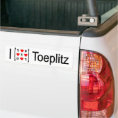 Ich Herzen Toeplitz Autoaufkleber (Auf Lkw)