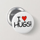 Ich "HERZLICH" Umarme! Button (Vorne & Hinten)