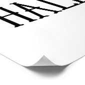 Ich Hexe dir ein glückliches Halloween Poster (Ecke)