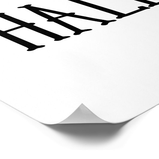 Ich Hexe dir ein glückliches Halloween Poster (Ecke)