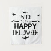 Ich Hexe dir ein glückliches Halloween Wandteppich (Vorderseite)