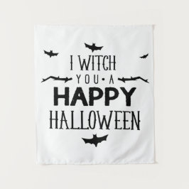 Ich Hexe dir ein glückliches Halloween Wandteppich