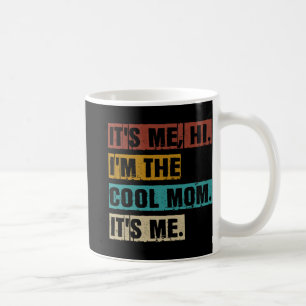 Ich Hi bin die Coole Mama, die ich lustige Retro-M Kaffeetasse