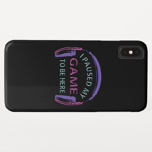 Ich hielt mein Spiel an, hier zu sein Case-Mate iPhone Hülle (Rückseite (Horizontal))