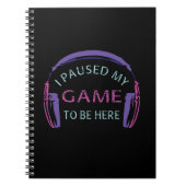 Ich hielt mein Spiel an, hier zu sein Notizblock (Vorderseite)