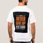 Ich hielt mein Spiel an, hier zu sein T-Shirt (Rückseite)