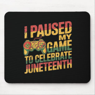 Ich hielt mein Spiel an, um die Junetng. Mousepad