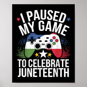 Ich hielt mein Spiel an, um die Junetnh-Gamer-App  Poster