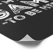 Ich hielt mein Spiel an, um hier Grafik-Sarcastic- Poster (Ecke)