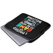 Ich hielt mein Spiel an, um hier Shirt Männer Frau Laptopschutzhülle (Vorne Knopf)