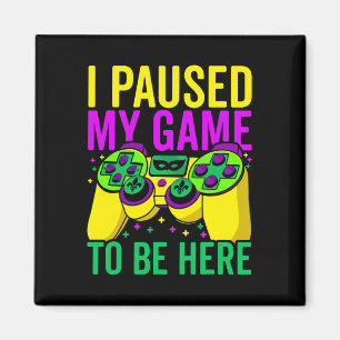 Ich hielt mein Spiel an, um hier Video Game Beads  Magnet