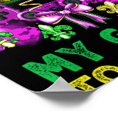 Ich hielt mein Spiel an, um hier Video Game Beads Poster (Ecke)