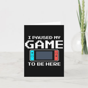 Ich hielt mein Spiel an, um hier zu sein 8 Bit lus Karte