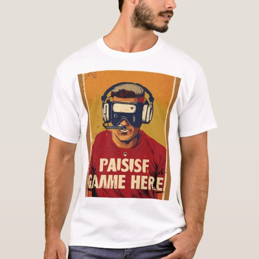 Ich hielt mein Spiel an, um hier zu sein" Das lust T-Shirt (Vorderseite)