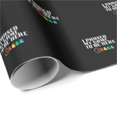 Ich hielt mein Spiel an, um hier zu sein Geschenkpapier (Rolleneckpunkt)