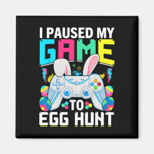 Ich hielt mein Spiel an, um Videospiel-Jagd auf Ei Magnet