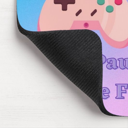Ich hielt mein Spiel für Donuts Mousepad an (Ecke)