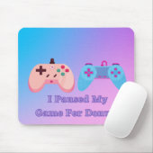 Ich hielt mein Spiel für Donuts Mousepad an (Mit Mouse)