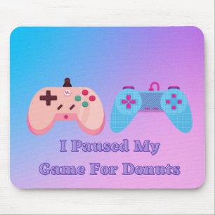 Ich hielt mein Spiel für Donuts Mousepad an