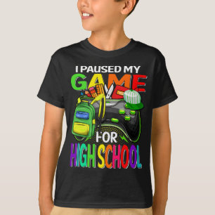 Ich hielt mein Spiel für High School Gaming an T-Shirt