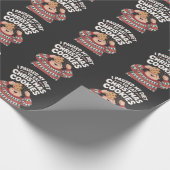 Ich hielt meine Ernährung auf Weihnachtskekse zu e Geschenkpapier (Ecke)