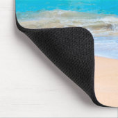 Ich hier am Strand Mousepad (Ecke)