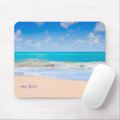Ich hier am Strand Mousepad (Mit Mouse)
