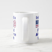 "Ich hob eine HERO, Proud AIR FORCE MAMA! 20 oz Jumbo-Tasse (Rückseite)