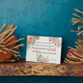 "Ich hob meine Augen auf" Bibel Verse Elegante Was Fotoplatte (Seite)