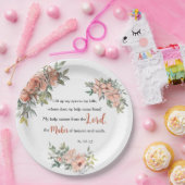 "Ich hob meine Augen auf" Bibelverse Pappteller (Party)