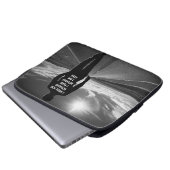 Ich hoffe auf nichts motivierend Zitat Laptopschutzhülle (Vorne Knopf)