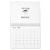 Ich hoffe, Außerirdischen glauben an mich Kalender (Jan 2027)