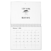 Ich hoffe, Außerirdischen glauben an mich Kalender (Feb 2026)