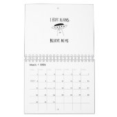 Ich hoffe, Außerirdischen glauben an mich Kalender (Mär 2026)