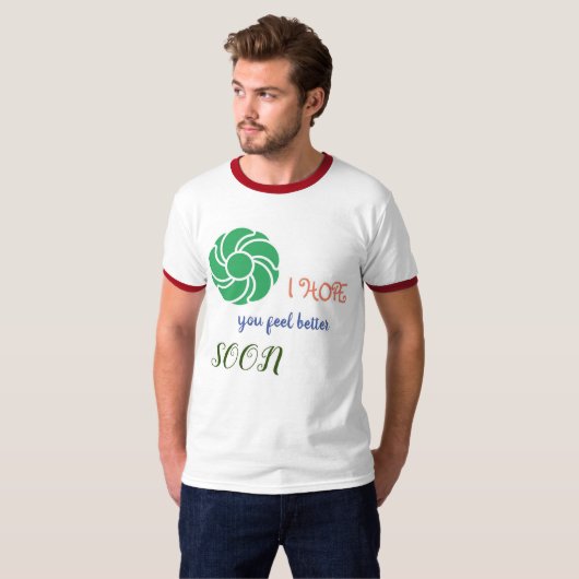 Ich hoffe, bald Multicolor T - Shirt (Vorne ganz)