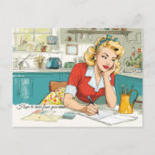 Ich hoffe, bald von Ihnen zu hören! Postkarte (Vorderseite)