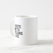 Ich hoffe, beide Teams verlieren Frauen Männer Kaffeetasse (Vorderseite Links)