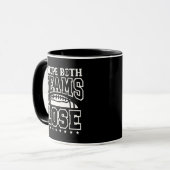 Ich hoffe, beide Teams verlieren Lustig Sarkastisc Tasse (Vorderseite Links)