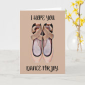 ICH HOFFE, DASS DU AM GEBURTSTAG (BALLETTE) KARTE (Gelbe Blume)