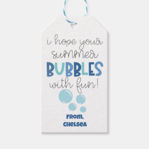 Ich hoffe, dass Ihre Sommerblasen Spaß machen Geschenkanhänger