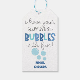 Ich hoffe, dass Ihre Sommerblasen Spaß machen Geschenkanhänger