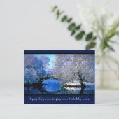 Ich hoffe, dass Sie behalt warm ... Postkarte (Stehend Vorderseite)