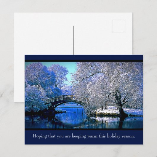 Ich hoffe, dass Sie behalt warm ... Postkarte (Vorne/Hinten)