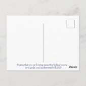 Ich hoffe, dass Sie behalt warm ... Postkarte (Rückseite)