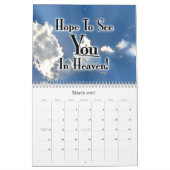 Ich hoffe, dich im Himmel zu sehen! Kalender (Mär 2027)