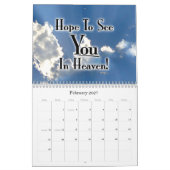 Ich hoffe, dich im Himmel zu sehen! Kalender (Feb 2027)