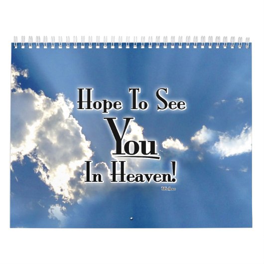 Ich hoffe, dich im Himmel zu sehen! Kalender (Titelbild)